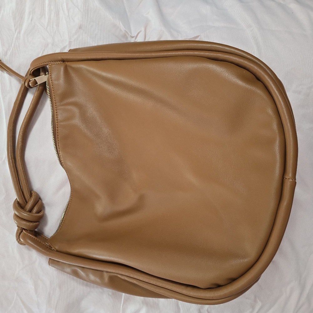 Over shoulder brown purse